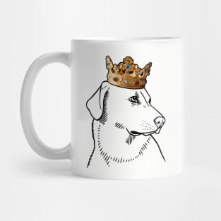 Chinook Dog King Queen Wearing Crown Mug